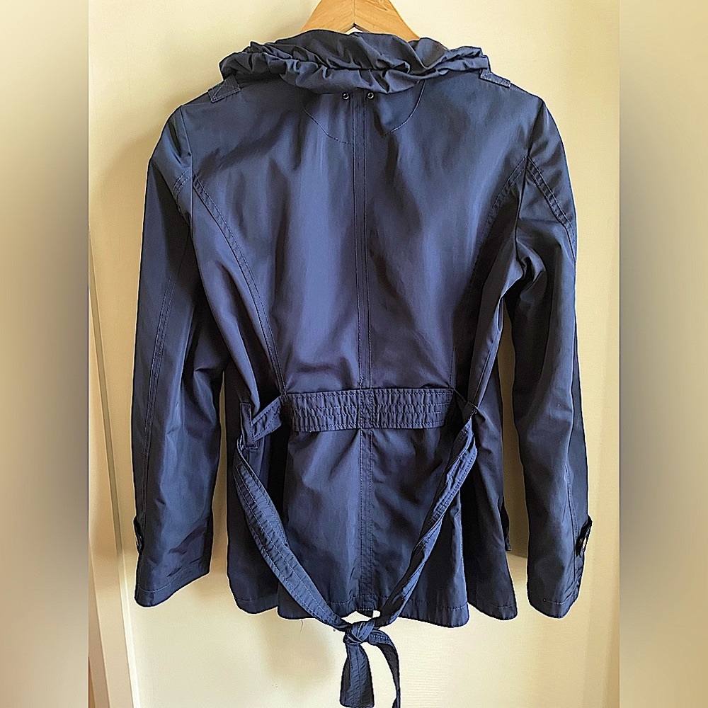 ESPRIT Blue Jacket Belted Zip Button - Picture 3 of 6